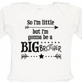 thumbnail image 4 of Inktastic So I'm Little, but I'm Gonna to Be a Big Brother Boys Long Sleeve Baby Bodysuit, 4 of 5