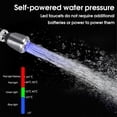 thumbnail image 4 of Langgg LED Lighting Water Faucet RGB Color Changing Tap Shower Head 360 Degree Heat-resistant Sprayer Plastic Replacement Nozzle Type 1, 4 of 8