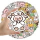 thumbnail image 5 of Pegatinas Giyblacko de animales para niños, 60 unidades, bonitas pegatinas para botellas de agua, portátiles, teléfonos, monopatines, guitarras, decoración de habitaciones para niños y, 5 of 7