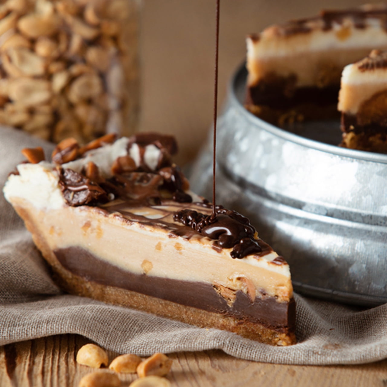 Case of 4 Sweet Street Reese's Chocolate Peanut Butter Pie
