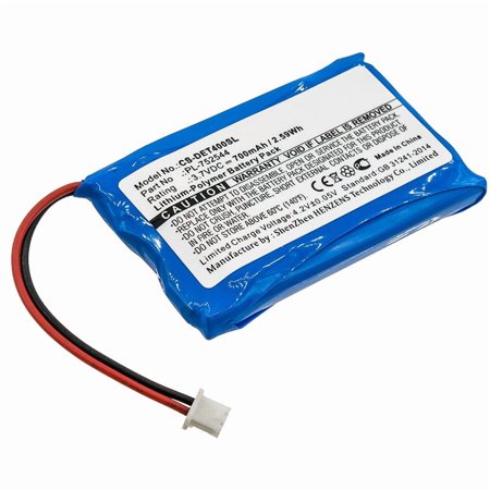 Replacement Battery for Educator PE-903 Transmitters RX-120 Receiver UL-1200 Transmitters UL-1202 Transmitters WF-1200 Transmitters WF-1202 Transmitters Part Number:BN720LP PL-752544 700mAh