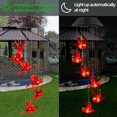 thumbnail image 2 of Paddsun  Solar Wind Chimes Light , 6 LED Cardinal Bird Wind Chime Light Great as a Gift for Women mom Grandma Best Friends' Birthday Gift, 2 of 5