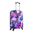 thumbnail image 3 of Vsdgher Flying Butterflies Print Luggage Cover Washable Suitcase Cover Protector Anti-scratch Suitcase cover Fits 18-32 Inch Luggage, 3 of 8