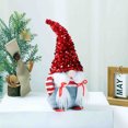 thumbnail image 1 of Muñeca Sentada con Lentejuelas Navideñas Xihbxyly Sin Rostro Decoraciones de Escritorio, 1 of 5