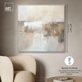 thumbnail image 5 of Windswept Reverie I Canvas Minimalist Abstract by Art Remedy, Silver Frame, 40" x 40", 5 of 7