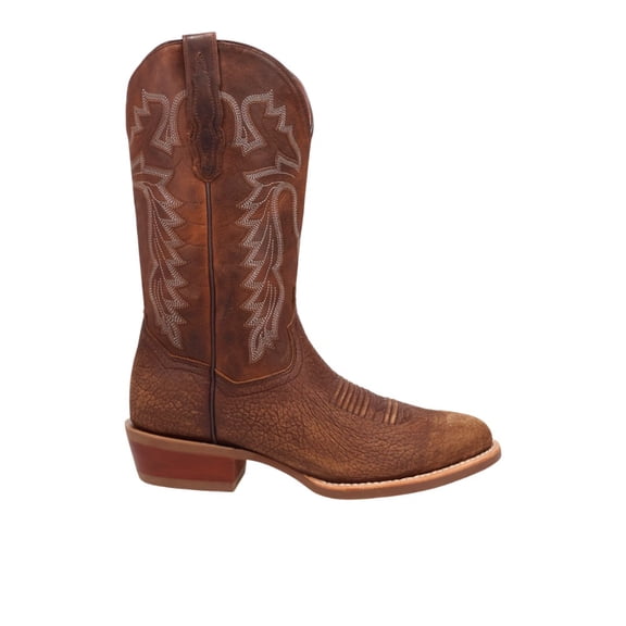 Dan Post Boots Mens Neeley Embroidered Pull On Round Toe Cowboy Mid Calf B