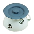 thumbnail image 1 of MasteelfCA 1Pc Plastic Chamber Pot Home Spittoon with Lid Handle Household Spittoon, 1 of 9