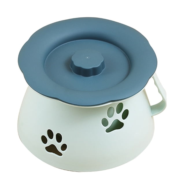 MasteelfCA 1Pc Plastic Chamber Pot Home Spittoon with Lid Handle Household Spittoon