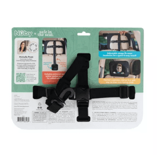 Nuby x Safe in the Seat Soft Fabric Backseat Baby View Mirror