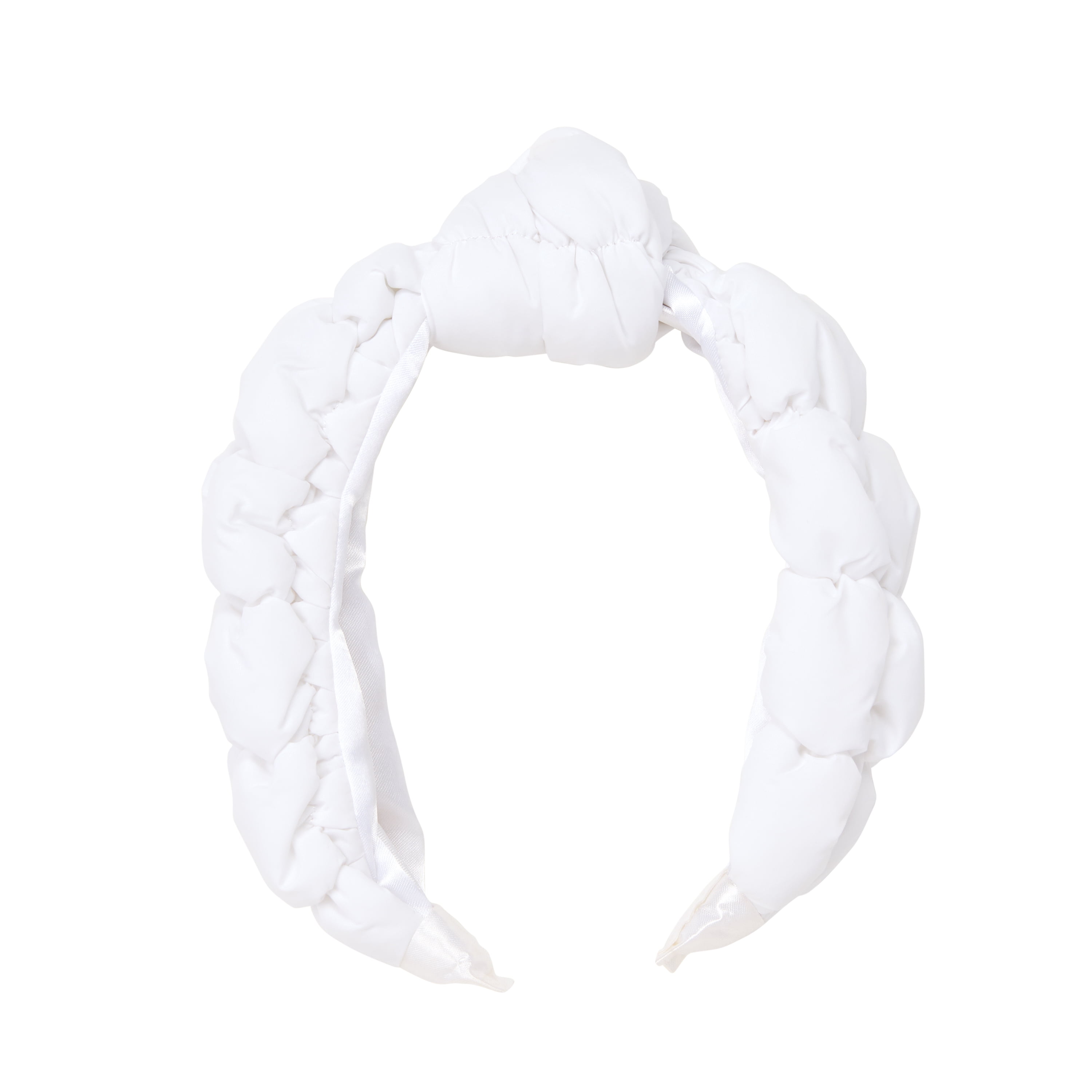 Goody Luxe Puffer Ouchless No-Snag Puffer Headband Winter White 1 Count