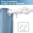 thumbnail image 2 of Urbanest Portia Single Curtain Rod and Hardware Set, 2 of 6