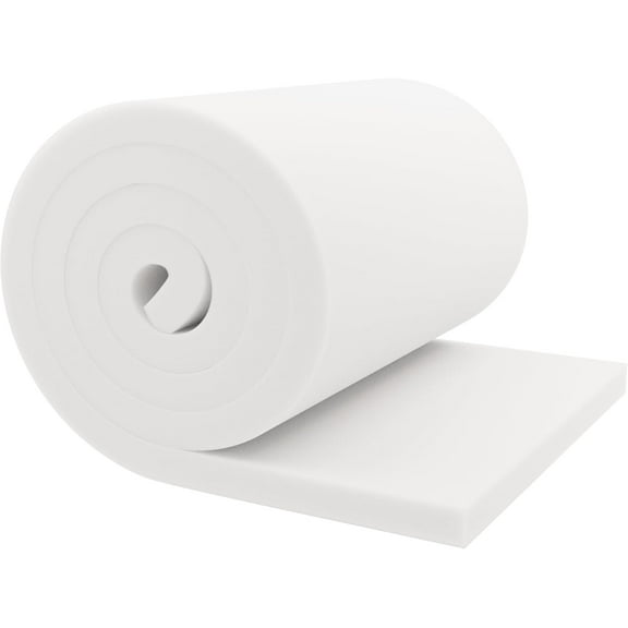 GoTo Foam 1" Height x 30" Width x 72" Length 43ILD (Firm) Upholstery Cushion Made in USA