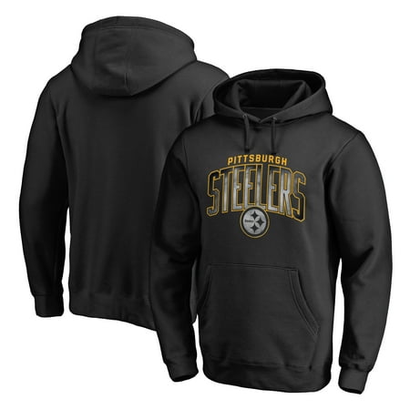 - Pittsburgh Steelers NFL Pro Line by Fanatics Branded Arch Smoke Pullover Hoodie - Black