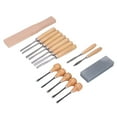 thumbnail image 2 of Carving Chisel, Long Service Life Carving Tool 16 Pcs High Hardness  For Woodworking, 2 of 8