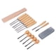 thumbnail image 3 of 16 Pcs Wood Carving Tool Set Steel Woodworking Chisel Kit Carving Knife Hand Tool, 3 of 5
