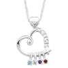 Personalized "SISTERS" Birthstone Pendant, 20 " chain