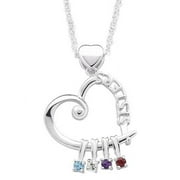 Personalized "SISTERS" Birthstone Pendant, 20 " chain