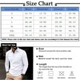 thumbnail image 3 of Kddylitq Men’s Polo Shirts Button Down V Neck Long Sleeve Breathed Stretch Collared Casual Fall Golf Shirt Khaki S, 3 of 5
