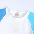 thumbnail image 4 of HAOYUNL 3M-13Y Baby Kids' Summer Cotton Outfit Toddler Youth Solid Color Short Sleeved Set for Children, 4 of 10