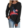 thumbnail image 5 of Leey-World USA T Shirt Patriotic American Flag Men Women Kids July 4th T-Shirt Womens Patriotic Shirts(Black,L), 5 of 9