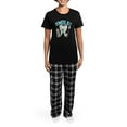 thumbnail image 4 of CafePress - Dentist Dental Hygienist Teeth Women's Dark Pajama - Women's Short Sleeve Print T-Shirt and Pants Dark Cotton Pajama Set, 4 of 7