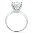 thumbnail image 2 of Pompeii 2 1/2ct Round Diamond Solitaire Engagement Ring 14K White Gold (H/I,I2), 2 of 4