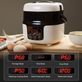thumbnail image 3 of Mini Rice Cooking Pot, Nonstick Inner Liner High Efficiency Car Rice Cooker 12V100W 24V180W  for Long Distance Travel, 3 of 8