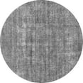 thumbnail image 1 of Ahgly Company Indoor Round Abstract Gray Modern Area Rugs, 5' Round, 1 of 4