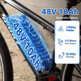 thumbnail image 4 of Xathquia 26" Electric Bike for Adults, 1500W Peak Ebike, 25MPH Electric Bicycle with 48V Removable Battery, 65 Miles Range, 7-Speed Mountain E-Bike, 4 of 8