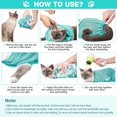 thumbnail image 5 of Cat Shower Net Bag Grooming Bathing Adjustable Washing Bag Multifunctional Cat Restraint Accessories Prevent Biting Scratching, Nail Trimming, Ears Clean, Keeping Calm, 5 of 7