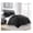 Black, variant on 3-Piece All Season Oversized Queen er Set Rust Orange, Soft Quilted Down Alernative Duvet Insert with Corner Tabs, Lightweight Microfiber Bedding, 92 x 96 Inches