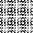 thumbnail image 1 of Lot de 100 patchs brodés en forme de ballon de football, 3 cm, pour décoration de vêtements et de tissus, 1 of 4