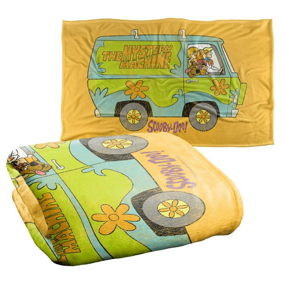 Scooby Doo The Mystery Machine Silky Touch Super Soft Throw Blanket 36" x 58"