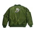 thumbnail image 4 of Up and Away MA-1 Flight Jacket Green 7, 4 of 4