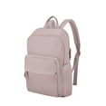 thumbnail image 5 of 1pc Simple Solid Color Backpack, Women's Men's Simple And Versatile Large Capacity Computer Travel Backpack, Junior High School Student High School College Student Schoolbag, Simple Casual Bag, 5 of 5