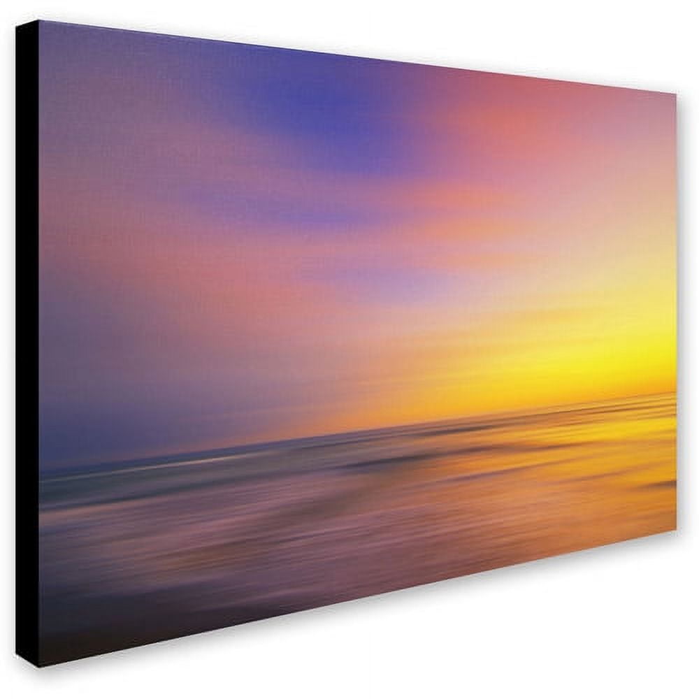 Trademark Fine Art "Metallic Sunset" Canvas Art by Philippe Sainte-Laudy