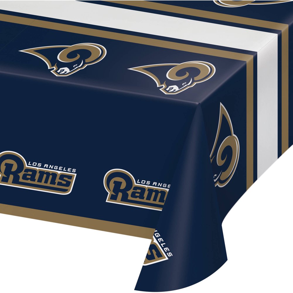 Los Angeles Rams Plastic Tablecloth