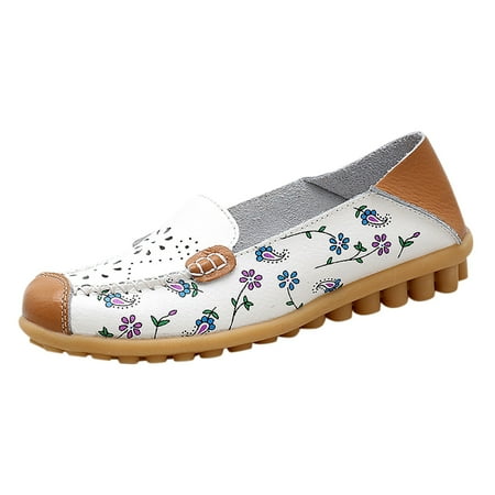 

SEMIMAY Fashion Womens Breathable Lace Up Shoes Casual Shoes White