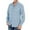 Blue, variant on JIANJIA Mens Dress Shirts Autumn Winter Dress Long Sleeve Regular Fit Print Business Tops Sportwear