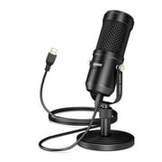 USB Microphone, Aokeo Condenser Podcast Microphone for Computer. Suitable for Recording, Gaming, Desktop, Windows, Mac, YouTube, Streaming, Discord