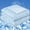 Blue-King 90'' x 108'', variant on Grey Queen 90'' x 90'' Double Sided Cooling Blanket for Hot Sleepers Summer Bed Travel Camping