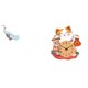 thumbnail image 1 of Majestuosa Escultura De Gato Pavo Real, Reloj De Pared, Figura Decorativa, Adorno Para El Hogar, Jardín, Patio, Dormitorio De Los Niños, Oficina, Cocina, Decoración Colgante Silenciosa., 1 of 8