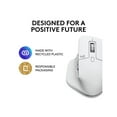 thumbnail image 3 of Logitech MX Master 3S for Mac - Wireless Bluetooth Mouse with Ultra-fast Scrolling, Ergo, 8K DPI, Quiet Clicks, Track on Glass, Customization, USB-C, Apple, iPad, 3 of 13