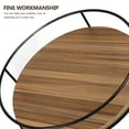 thumbnail image 5 of HERFIER Wooden Base Rotating Turntable Organizer for Cabinet Pantry Dining Table 9.04x9.04x2.36in, 5 of 8