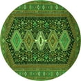 thumbnail image 1 of Ahgly Company Indoor Round Persian Green Traditional Area Rugs, 7' Round, 1 of 1
