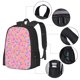 thumbnail image 2 of Fotbe Donut Mochila para Hombre y Mujer - Tela Oxford 600D Resistente - Mochila Impermeable de Gran Capacidad para Escuela, Viajes y Senderismo, 2 of 6
