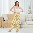 thumbnail image 6 of joogoo Women Cartoon Monkey Bananas Pajamas Pants Lounge Bottoms Pjs with Pockets XXL, 6 of 8