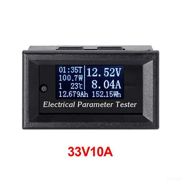 Voltage Current Temperature Capacity Time Multifunction Tester OLED Smart Meter