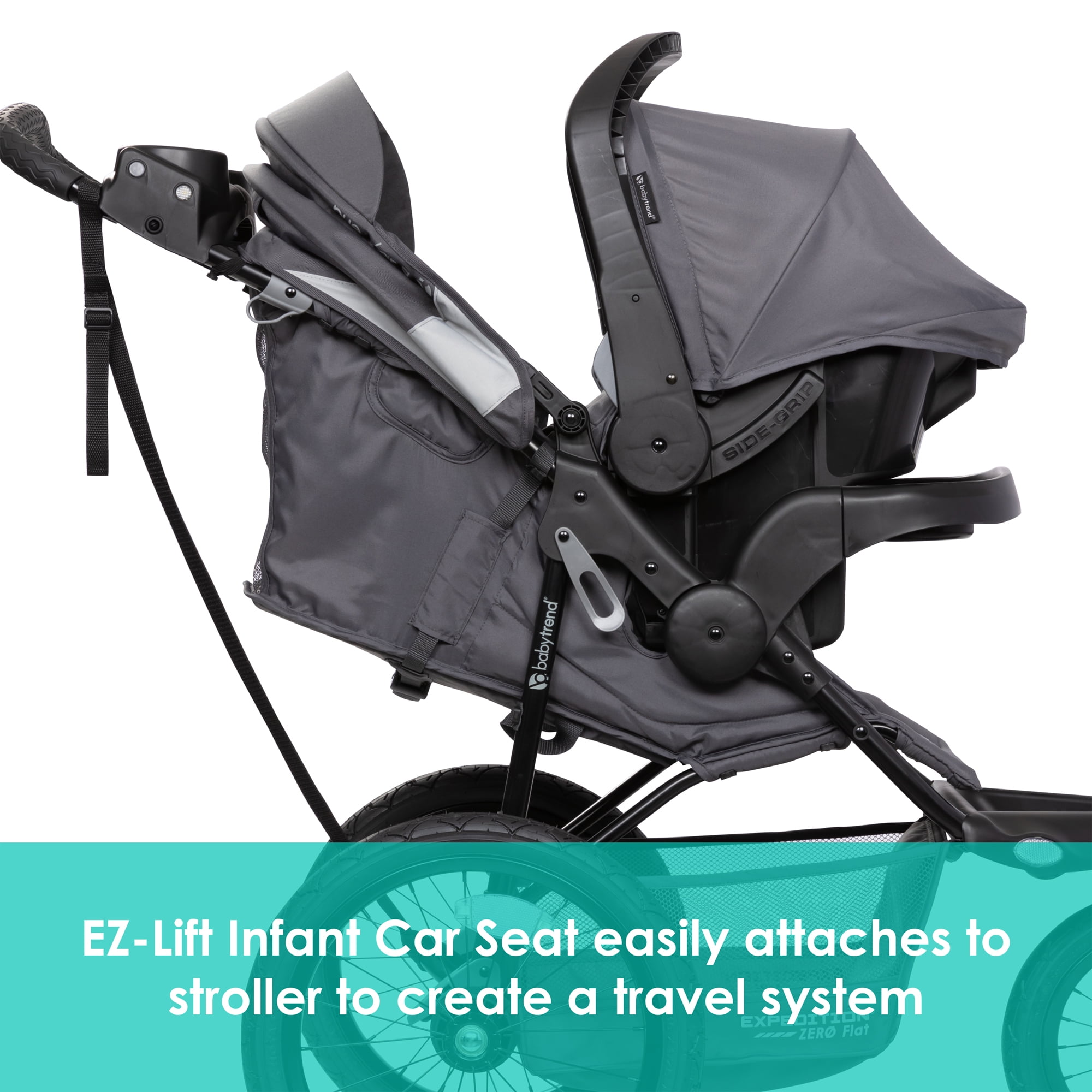 Baby Trend Expedition® Zero Flat Jogger Travel System with LED Lights (with EZ-Lift™ PLUS)