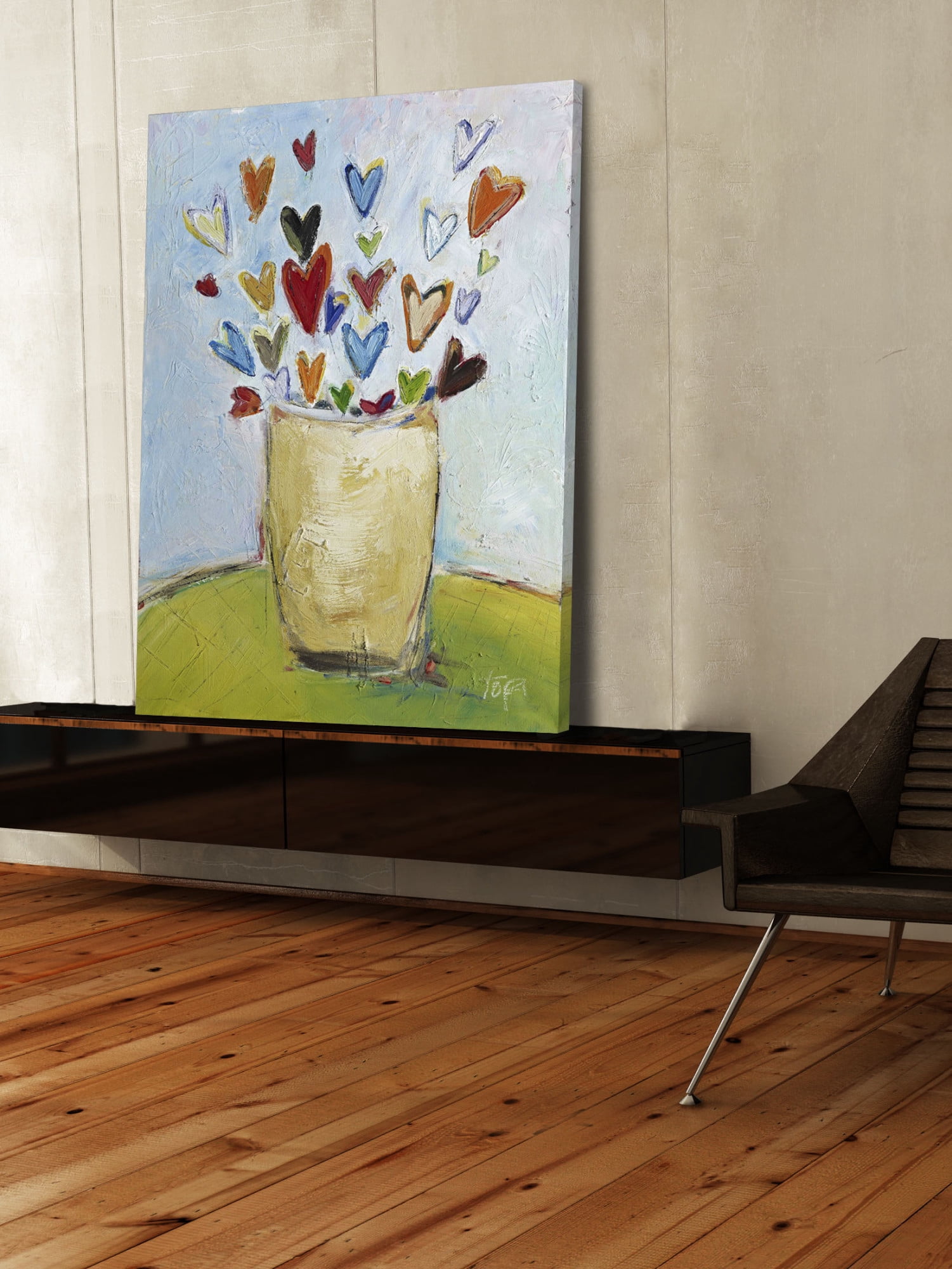 Marmont Hill "Bouquet of Love" by Tori Campisi Painting Print on Canvas